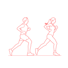 Humans Exercise Outline Svg File, Free Vectors File